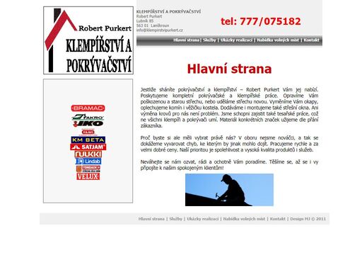 webhosting připraven