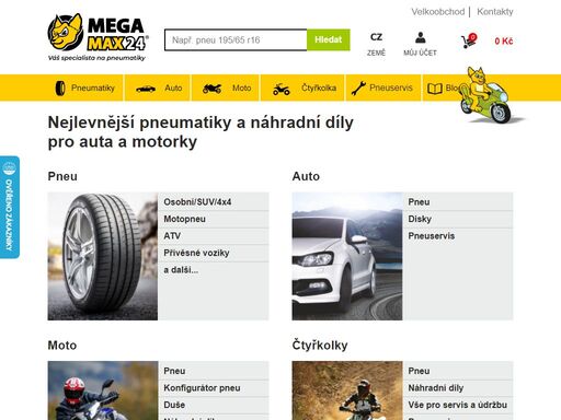 megamax24.cz | největší obchod s pneu a náhradními díly bezkonkurenční ceny pneumatiky skladem expedujeme do 24 hodin!