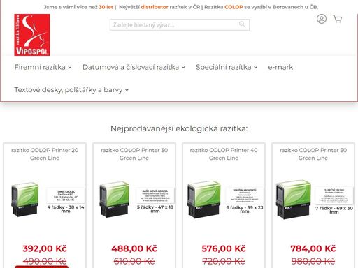 vytvořte si razítko online během 3 minut