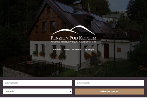 penzionu pod kopcem je zasazen na okraj obce janov nad nisou a je tak skvělým výchozím bodem pro běžkařské i cyklistické výlety.