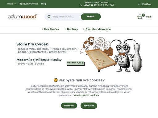 jsme malý rodinný e-shop s vášní pro dřevěné hry, kde hlavní roli hraje naše oblíbená hra cvrček. spojujeme tradiční řemeslo s moderními technologiemi, abychom vám přinesli hry plné zábavy a příběhů.