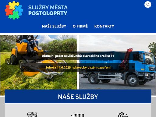 služby města postoloprty spravují bazén, ubytovací zařízení, teplárny draguš a trať, městský hřbitov a překladiště odpadů