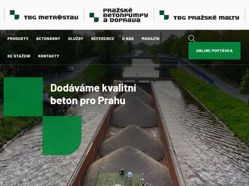 jednička na pražském trhu ve výrobě, dopravě a čerpání kvalitních čerstvých betonových směsí, litých potěrů, cementových pěn a zdících malt. kompletně až na stavbu.