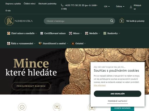 numismatika a faleristika jsou významné sběratelské artefakty. prodáváme a vykupujeme mince, medaile, bankovky, řády, vyznamenání a další starožitnosti.