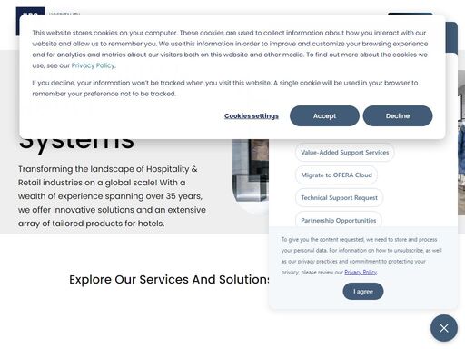 30+ years of experience powering innovative solutions for hotels, restaurants, retailers, and spas worldwide, streamlining operations and driving growth.