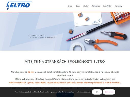 eltro elektrofirma s.r.o. z ostravy provádí elektromontáže, výrobu rozvaděčů, revize elektrických zařízení a revize spotřebičů. ozvěte se pro více informací.
