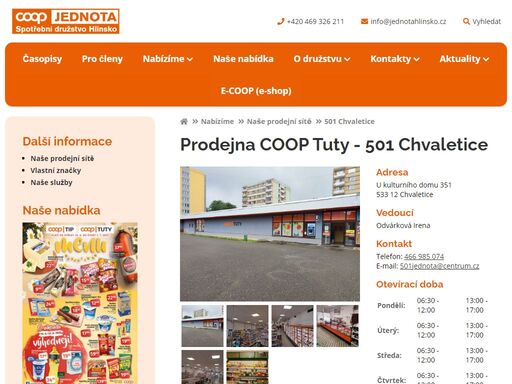 501 chvaletice