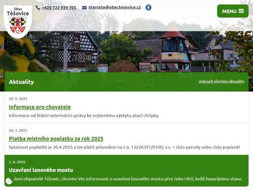 obec těšovice se nachází v okrese sokolov, kraj karlovarský. rozkládá se na pravém břehu řeky ohře ve východním sousedství města sokolova, s obcí královské poříčí na protějším břehu ohře ji spojuje most pro pěší a cyklisty.
