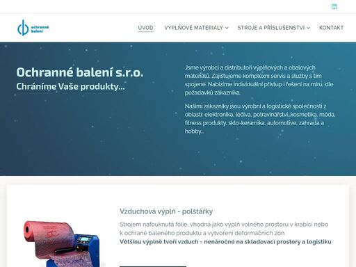 vyrábíme vzduchové polštářky, papírové výplně a nabízíme služby s tím spojené. zajišťujeme komplexní servis všem, kteří potřebují chránit své zboží.