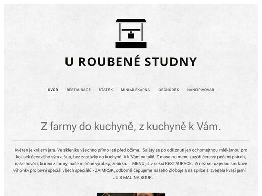 z farmy do kuchyně, z kuchyně k vám.