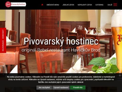 restaurace | pivovarský hostinec rebel