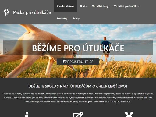 zúčastněte se našich virtuálních běhů a pomáhejte s námi pomáhat útulkům a spolkům, které se starají o opuštěná a týraná zvířata.