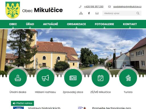 oficiální stránky obce mikulčice