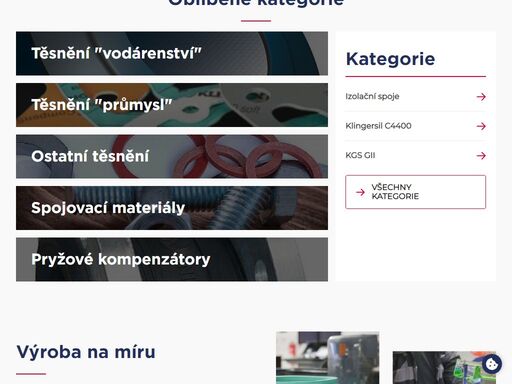 jsme výrobcem průmyslových těsnění a izolací v čr a na slovensku. provádíme zakázkovou výrobu kusově i ve velkých sériích.