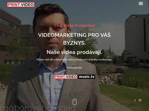videomarketing pro váš byznys. tvoříme videa, která prodávají. firemní prezentace a reklamních spoty. produktová a instruktážní videa. reportáže. event video. vícekamerové přenosy, natáčení koncertů a klipů.