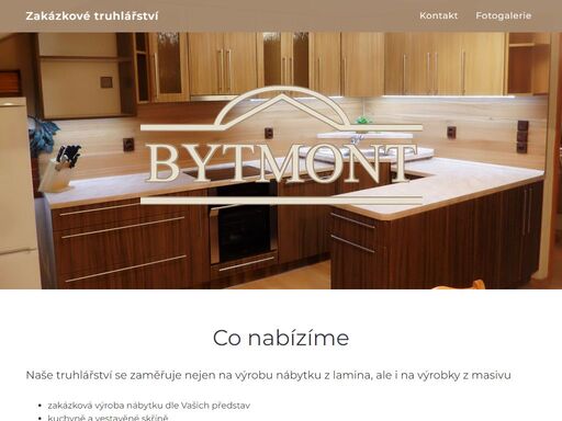 zakázková výroba nábytku, návrh a výroba kuchyní, výroba nábytku z masivu, renovace chalup