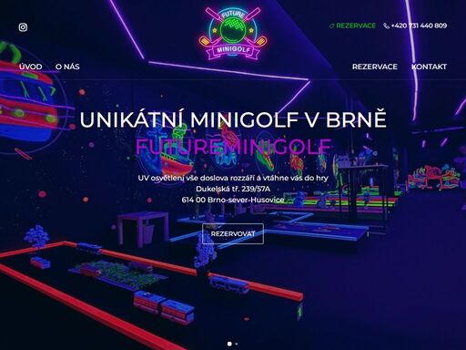 chtěli byste si zahrát minigolf, ale počasí venku tomu nepřeje? to u nás vůbec nevadí! nabízíme krytý minigolf v hale, který je otevřený po celý rok.