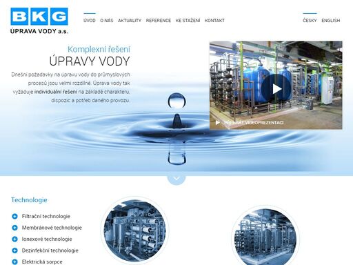 společnost bkg - úprava vody s.r.o. je profesionálem na technologie a realizace úpravy vody a nabídne vám vždy to nejlepší a nejekonomičtější řešení uzpůsobené přesně na míru.