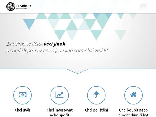 finance a reality jsou naší doménou. zemánek.pro vám poradí, jak na nejlepší investice, výhodnou hypotéku, životní pojištění a jiné z financí a realit.