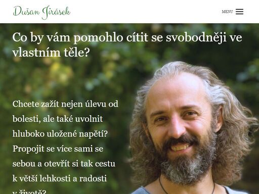 chcete zažít nejen úlevu od bolesti, ale také uvolnit hluboko uložené napětí? propojit se více sami se sebou a otevřít si tak cestu k větší lehkosti a radosti v životě?