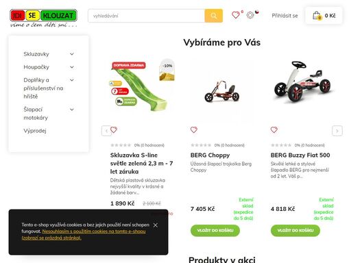 skluzavky, dětská hříště, houpačky