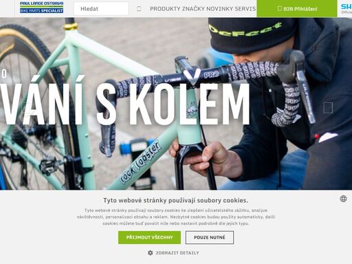 jediný dodavatel komponentů jízdních kol a příslušenství značky shimano v české republice.