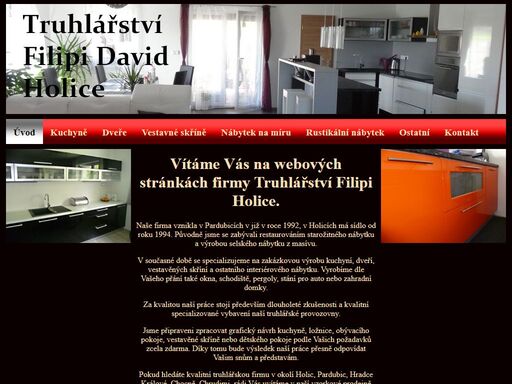 zakázkové truhlářství, výroba kuchynských linek, dveří, oken, vestavných skříní ...