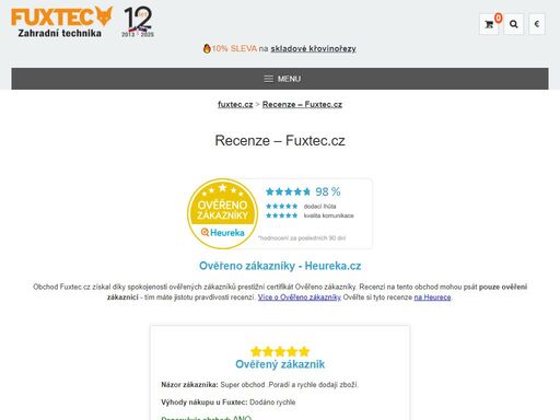fuxtec čr/sk - kvalitní farmářská zahradní technika. naše technika vám pomůže minimalizovat nepříjemné aspekty práce na zahradě a umožní vám si uvědomit, že mnoho lidí kteří nemají zahradu, by s vámi rádi měnili.