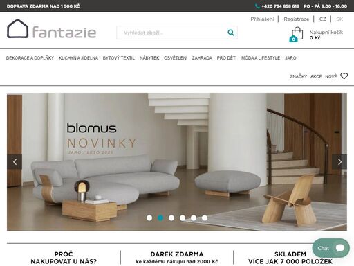 internetový obchod www.ifantazie.cz vám přináší kompletní nabídku moderních bytových doplňků a dekorací.