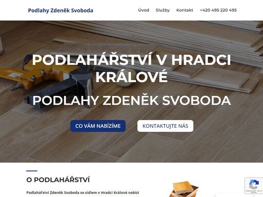 podlahářství zdeněk svoboda - hradec králové zajišťuje pokládku a prodej podlahových krytin: dřevěné podlahy, parkety, pvc, korek, koberce, plovoucí podlahy. navštivte naše stránky pro více informací.