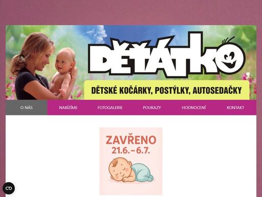 prodej dětských kočárků, autosedaček, postýlek a dalších potřeb pro naše nejmenší v mostě.