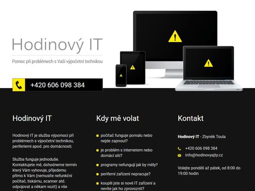 hodinový it, pomoc při problémech s vaší výpočetní technikou, komponenty, periferiemi a domácí elektronikou v českých budějovicích a okolí.