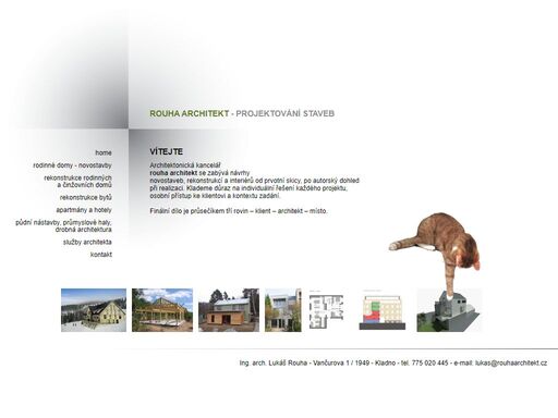 architektonické služby kladno,projektování staveb kladno,www.rouhaarchitekt.cz