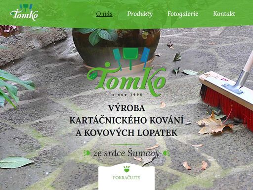 výroba kartáčnického kování a kovových lopatek.