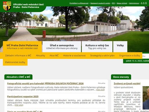 sledujte dění v mč praha dolní počernice. aktuality, důležité informace, kontakty a komunikace s úřadem.