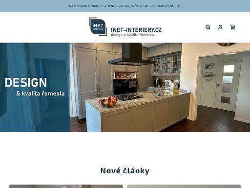 inet - interiéry.    realizace
kuchyně                                                                                                                                                                                     komplexní příprava výroby pro truhláře
vestavěné skříně a šatny                                   …