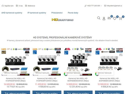 ip kamery, záznamová zařízení, přenosové trasy a ostatní příslušenství pro pohodlnou montáž kamerových systémů. vše skladem ihned k odeslání.