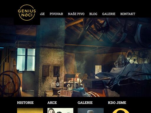 historie pivovaru genius noci sahá až do 16. století