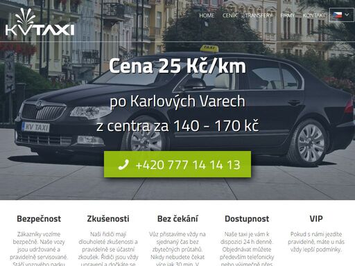 vozíme 24 h denně. cena po karlových varech z centra za 140,- až 170,- kč*. objednávat můžete především telefonicky nebo výjimečně přes sms. objednávky pro mimo město přijímáme také e-mailem.