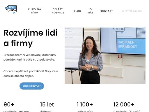 tvoříme firemní vzdělávání, které vám pomůže naplnit vaše strategické cíle. jsme skill ninja.