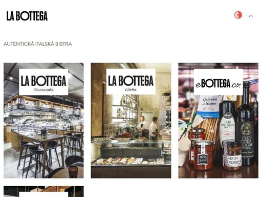bistra & obchody s těmi nejkvalitnějšími italskými delikatesami