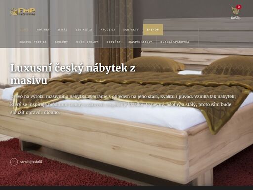 masivní nábytek je investicí na celý život. vybírejte z postelí, komod i stolů v moderním designu i klasickém provedení. dřevo s certifikací | od roku 1997
