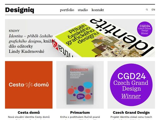 designiq nabízí tvorbu knih, časopisů a dalších tiskovin a návrhy logotypů a corporate identity. studio založil filip blažek