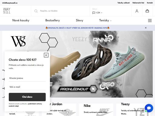 jsme waytoosell!. objev nejnovější trendy ve světě módy a obuví na eshopu waytoosell! naše limitované kolekce tenisek a oblečení tě zaručeně dostanou do středu pozornosti. buď jedinečný a vytvoř si svůj vlastní styl s waytoosell. ????
