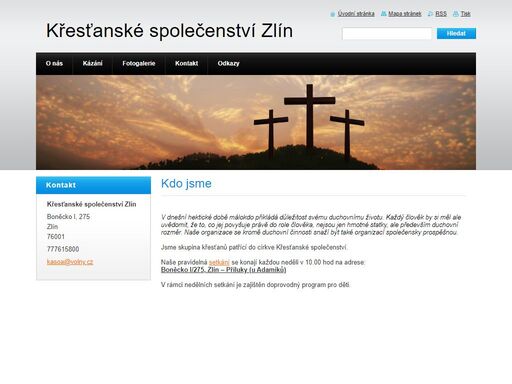 stránky sboru křesťanského společenství ve zlíně.