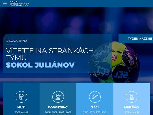 my jsme sportovní klub tj sokol juliánov brno a vítáme vás na našich webových stránkách! přijďte si s námi zahrát.