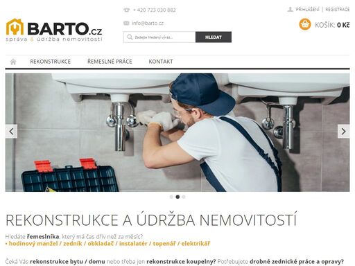hledáte řemeslníka, který má čas dřív než za  měsíc?
• zedník / obkladač / instalatér / topenář / elektrikář / hodinový manžel