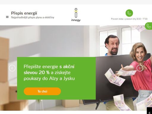 přepište elektřinu pohodlně a rychle online u innogy. nově s elektronickým podpisem. přestěhujte se za pár minut i s energiemi. vyzkoušejte unikátní řešení od innogy.