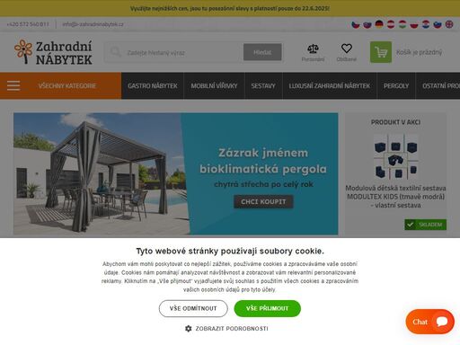 kvalitní zahradní nábytek z umělého ratanu, z exotických dřevin a z kovu. vlastní modely, 95% zboží skladem do 24 hodin u vás. akční ceny nábytku každý den.
