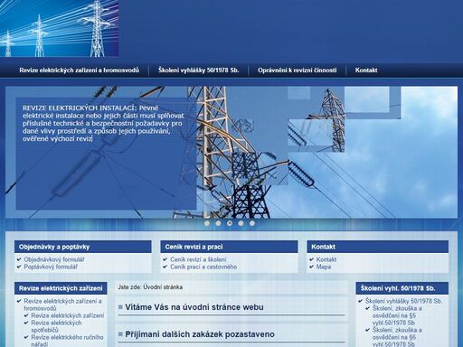 revize elektrických zařízení a hromosvodů